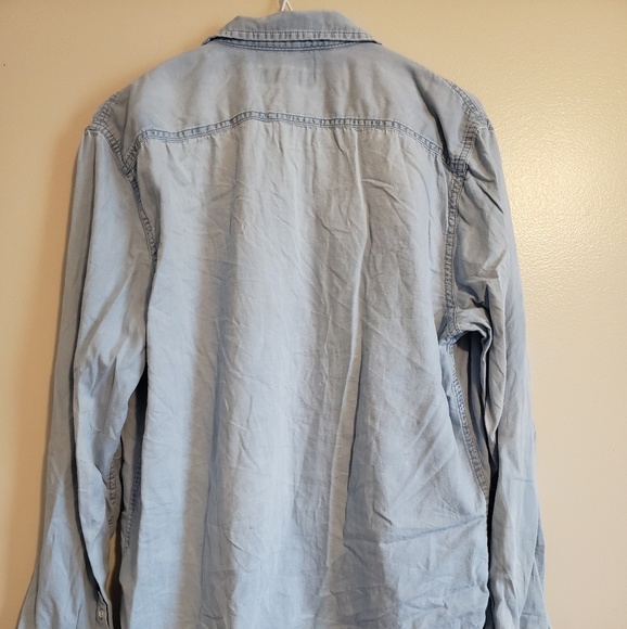 Adam Levine Blue Jean Button Down - Picture 5 of 5